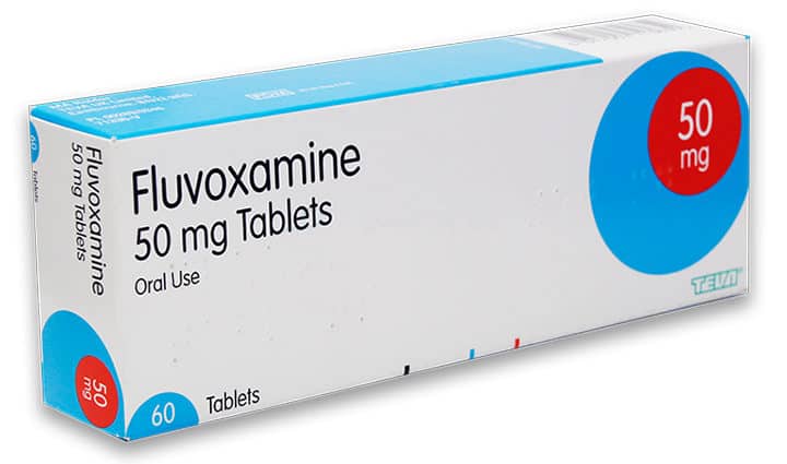 Fluwoksamina 2 - Fluvoxamine - jedno op. 60 tab/50 mg starczy dla 4 (czterech) pacjentów 