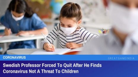 Szwedzki profesor zmuszony do zaprzestania badań po tym, jak stwierdził, że koronawirus nie stanowi zagrożenia dla dzieci 52 SwedishProfessorForcedToQuitAfterHeFindsCoronavirusNotAThreatToChildren - Profesor odkrył również, że dzieci nie używają masek, podczas gdy inni mieszkańcy Szwecji byli po prostu zachęcani do zachowania dystansu społecznego. Ustalenia bezpośrednio podważają opinię polityczną dotyczącą nieponownego otwierania szkół.